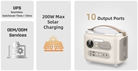 Brand New Mini LiFePo4 Hithium Batterie Maison Extérieure 600/800W Solaire Portable De Secours Électrique Alimentation Banques Station Générateur