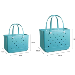 2025 Offre Spéciale femmes en gros plage sacs fourre-tout étanches Eva Silicone Bogg sac - Product Image 5