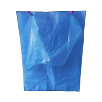 Sac intérieur industriel en polyéthylène bleu à soufflet latéral PE Easy Open pour emballage plat avec tube plastique