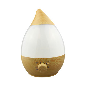 Humidificador ultrasónico con diseño de grano de madera y gotas de agua, 1.3L, difusor de aroma para el hogar y la oficina, funcionamiento silencioso - Product Image 4