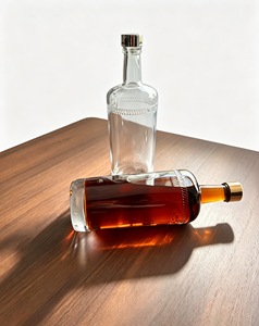 Bouteille de vin en verre rétro 700 ml personnalisable avec LOGO, vente en gros de bouteilles vides pour gin artisanal et <span class=keywords><strong>cognac</strong></span> – Meilleures ventes - Product Image 4