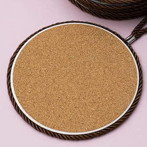 Salvamanteles de cerámica con estampado bohemio de 5mm respetuoso con el medio ambiente al por mayor, Mantel Individual de corcho personalizado, almohadilla de protección resistente al calor con cable ligero - Product Image 6