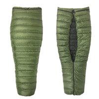 Sac de couchage en duvet d'hiver, hamac d'extérieur, résistant au vent, chaud, couverture, pour Camping