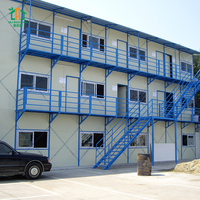 Maison modulaire de luxe écologique et moderne K House, maison modulaire à panneaux sandwich, maison préfabriquée à 3 étages, cantine, dortoir