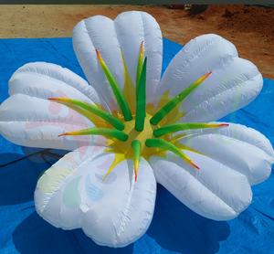 1,5 m/2M/3m decoración de fiesta globo de flores de interior Flor de lirio inflable rosa con luz Led - Product Image 3