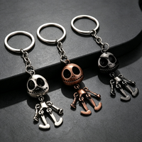 Porte-clés Squelette Articulé Bestseller, Breloques Vintage pour Sac, Cadeau d'Halloween