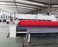 Machine automatique de poinçonnage à aiguilles motorisée ChangYuanLong pour géotextiles, protection des pentes routières, alimentée par moteur