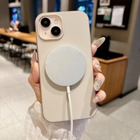 Étui de téléphone magnétique ultra-fin de luxe noir transparent au design élégant pour iPhone 11 Pro Pro Max 13 Pro Max