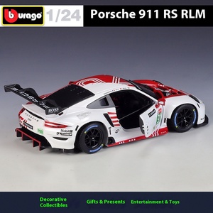 Bburago Po-rscher911 giocattoli in lega RSR per <span class=keywords><strong>auto</strong></span> modello di simulazione di metallo <span class=keywords><strong>auto</strong></span> giocattoli pressofuso per <span class=keywords><strong>auto</strong></span> per bambini adulti collezione - Product Image 4