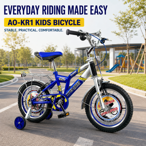 Nouveau vélo <span class=keywords><strong>MOTO</strong></span> Kidsren's pour enfants de 3 à 7 ans système de freinage de ligne de frein de fourche en acier Cycle élégant pour garçons filles - Product Image 2