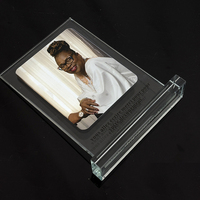 Trophée rectangulaire en cristal transparent personnalisé MH-FJ0184