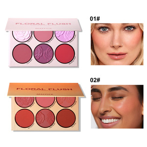 Paleta de Sombras de Ojos <span class=keywords><strong>Mate</strong></span> de 6 Colores Maffick, Sombra de Ojos <span class=keywords><strong>Mate</strong></span> <span class=keywords><strong>Rosa</strong></span>, Rubor, Resistente al Agua, Brillante y Duradero, Maquillaje Cosmético para Ojos - Product Image 3