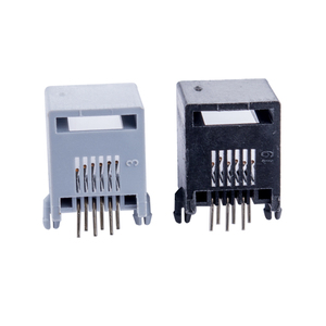 Prise téléphonique <span class=keywords><strong>RJ11</strong></span>/45/46, interface réseau, prises à tête cristalline verticale et horizontale, <span class=keywords><strong>4P4C</strong></span>, 6P6C, 8P8C avec voyants - Product Image 6