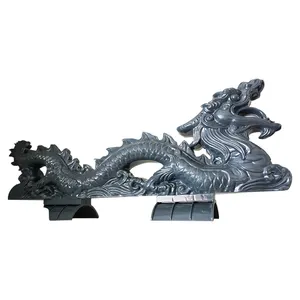 Gratis Monsters Dak Ridge Ornament In De Vorm Legendarische Dier Chinese Traditionele Dakbedekking Plastic China Dak Tegels