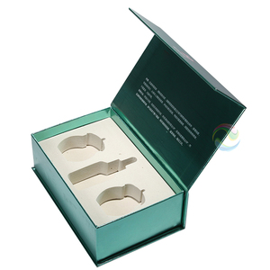 Caja de Maquillaje Magnética de Cartón Blanco con Logotipo Personalizado de Lujo, Embalaje de Cosméticos con Inserto - Product Image 1