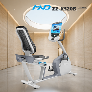Bici Reclinata Elegante e Popolare con Schermo LCD, Attrezzatura da Palestra MND Fitness, Macchina Cardio per Catene di Palestre Boutique, Resistenza Intelligente - Product Image 1