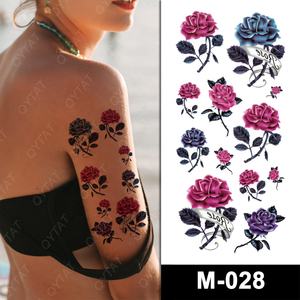 Tatuajes de Flores de Colores Resistentes al Agua y de Larga Duración con Diferentes Diseños de Arte Corporal para Mujeres - Product Image 4