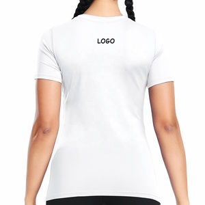 Dropshipping primavera peso ligero mujeres <span class=keywords><strong>Yoga</strong></span> Tops venta al por mayor ajuste <span class=keywords><strong>Yoga</strong></span> manga corta transpirable ejercicio correr Fitness camiseta - Product Image 3