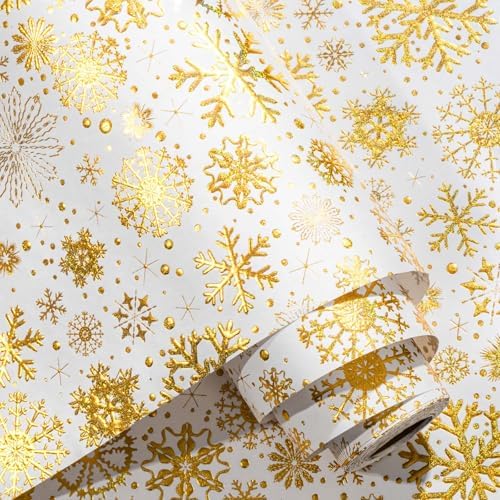 White Gold Snowflakes
