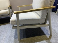 Ensemble de canapé d'extérieur moderne en aluminium portable 4 pièces avec coussins résistants aux intempéries pour patio, jardin et parc