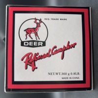 Haute qualité 360 g/boîte cerf camphre tablette solide jetable ménage naturel camphre comprimés pour vêtements détergent utilisation
