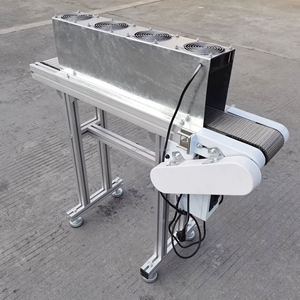 מכונת מסוע רשת למזון בטמפרטורה גבוהה בעלות נמוכה עם מאוורר קירור למכונת הזרקה במפעל לעיבוד מזון - Product Image 5