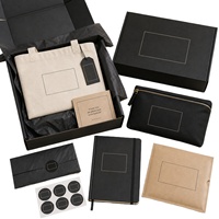 Kit Cadeau Personnalisé pour la Vente au Détail avec Boîte PR, Sac de Transport Rigide, Autocollant, Carnet et Carte d'Insertion de Marque