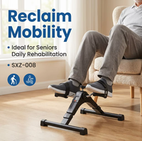 Vélo d'exercice portable et pliable BNcompany SXZ-008 – Pédalier de rééducation professionnel pour usage domestique et récupération des jambes