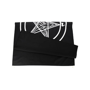 Huiyi 3X5FT Roman Nhà thờ Công Giáo hiệp sĩ cờ <span class=keywords><strong>Templar</strong></span> pentagram baphomet cờ của Satan - Product Image 2