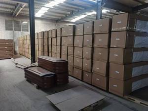 Bohao phong cách Châu Âu rắn gỗ Ban tang lễ quan tài tùy chỉnh kích thước thiết kế hiện đại 3mm-55mm Độ dày 3 năm Bảo hành nhà máy - Product Image 6