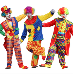 <span class=keywords><strong>Disfraz</strong></span> de <span class=keywords><strong>payaso</strong></span> de Halloween al mejor precio, conjunto de vestido divertido de Joker para adultos para regalo de Carnaval de Navidad, incluye componentes de traje - Product Image 6