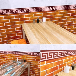 Cocina Granito Encimera Casa Decoración Interior Mosaicos Pvc <span class=keywords><strong>Vinilo</strong></span> 3D Ladrillo Pared Papel Tapiz - Product Image 2