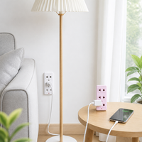 Multiprise électrique 3 prises pour l'Asie du Sud-Est, emballage individuel, multicolore, durable