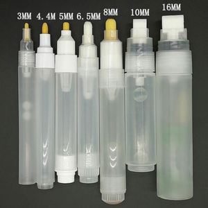 <b>Empty</b> Permanent Markers Oil-Based Acrylic Plastic Pen Rod 3mm 5mm 6.5mm 8mm 10mm Barrels Tube for Wood Graffiti Liquid Chalk - Product Image 3