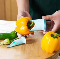 Huis-En Keukenaccessoires Nieuwe Producten Plastic Tomaat Chili Peper Corer Fruit & Groente Gereedschap