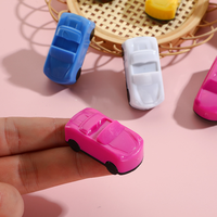 Taille-crayon pour fournitures scolaires, mini taille-crayon en plastique en forme de voiture à moteur, à trou unique, pour enfants