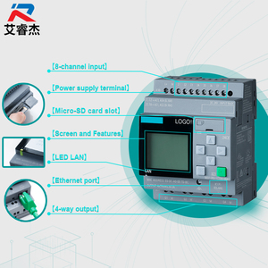 โมดูลลอจิกใหม่แท้ 6ED1052-1CC08-0BA2 LOGO 24CE 8 DI (4 AI)/4 DQ 24V Plc Programmable Logic Controller มีสินค้าในสต็อก - Product Image 4