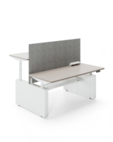 EMSUN Cadre de bureau moderne à hauteur réglable Table de mobilier de bureau assise à debout Ascenseur électrique Bureau d'ordinateur Double moteur