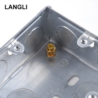 Boîtier d'Interrupteur Électrique Métallique Étanche en PVC IP65 pour Extérieur, Petite Connexion de Câble, Blanc MA006 OEM 86x86x33mm Chine