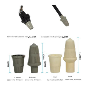 Nhựa cát Lọc vòi phun cho xử lý nước lọc Hướng dẫn sử dụng đầu bên trên và dưới nước nhà phân phối FRP Bể áp lực - Product Image 6