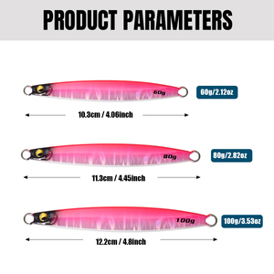 Leurre Jigging Pro Shore Jigging pour Carangue Slash Beat 60g 80g 100g Leurre Jig Métal Plomb Dur pour Pêche en Mer - Product Image 6