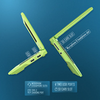 NBD layar IPS 7 inci Laptop, netbook komputer Laptop sistem operasi Android 12.0 portabel ringan RAM 2G ROM 32 GB