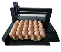 Impresora de inyección de tinta en forma de huevo de cabezal único industrializada 600dpi Grado automático con nuevas condiciones Excelente para el envasado de huevos