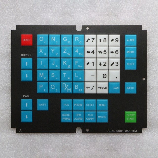 Keypad Keyboard for Membrane Keysheet A98l-0001-0568 M