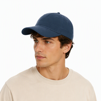 Casquette de baseball vintage en coton style Richardson 436 avec logo en cuir personnalisé, calotte souple, OEM ODM, vente en gros