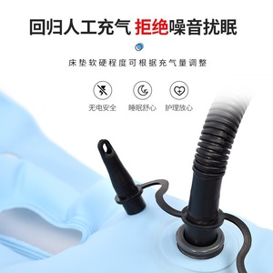 Colchón de aire inflable antiescaras de 21 orificios, colchón médico transpirable de PVC para el cuidado en el hogar, cama individual para adultos - Product Image 1