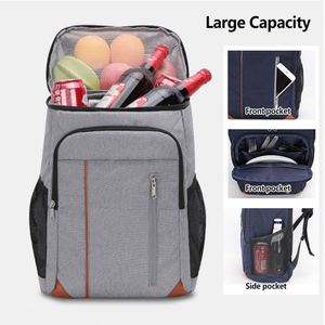 Sac à dos isotherme de pique-nique étanche et thermique pour le déjeuner, idéal pour l'extérieur, avec fermeture éclair, vente en gros - Product Image 2