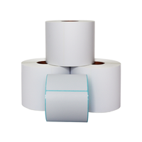 Étiquettes adhésives thermiques en papier synthétique blanc en rouleau, étiquettes 4x6, étiquettes adhésives 6A, autocollants d'impression 100x150
