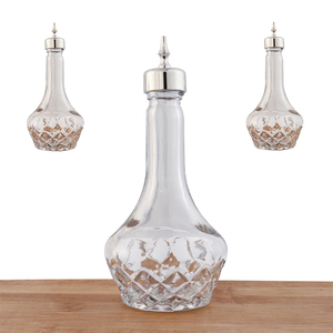 Vente chaude Diamant Bitters Verre avec Métal Top Premium Bar Outils <span class=keywords><strong>Cocktail</strong></span> Barman Home Parties Vin PC Matériel Cadeau Parfait - Product Image 6