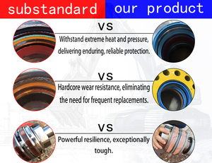 ערכת חותמות עמידות בחום לחלקי מיני מחפר קומטסו 707-01-XU050 ערכת אטמים לחותמת צילינדר הידראולי עבור מחפר PC130-7 - Product Image 4